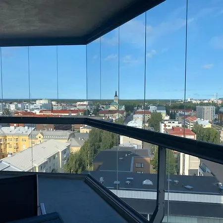 Apartmán New Sky High Lr, 1br, 1ba, Sauna, Gbalcony, 49m2, 13krs Oulu
