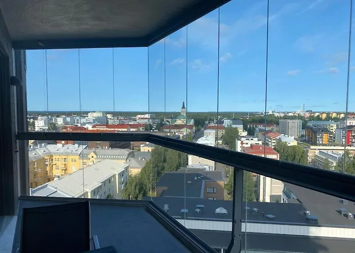 Lägenhet New Sky High Lr, 1br, 1ba, Sauna, Gbalcony, 49m2, 13krs Uleåborg