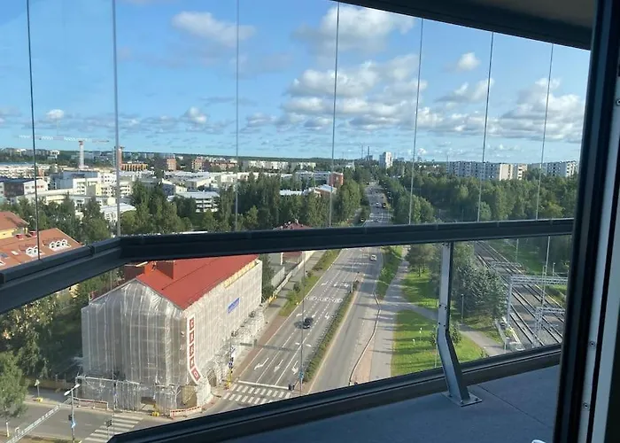 New Sky High Lr, 1br, 1ba, Sauna, Gbalcony, 49m2, 13krs * Uleåborg